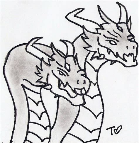 Two Headed Dragon By Lmmortallove On Deviantart