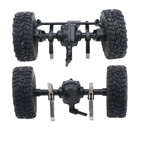 Jjrc Q61 4wd Front And Rear Bridge Axle Set For 116 Military Truck Rc