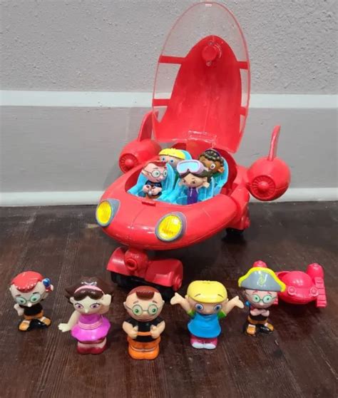 Disney Little Einsteins Pat Pat Rocket Ship And Figures With Lights
