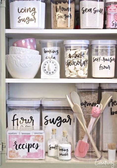 70 Amazing Apartment Friendly Decor Projects Pantry Labels Cheap