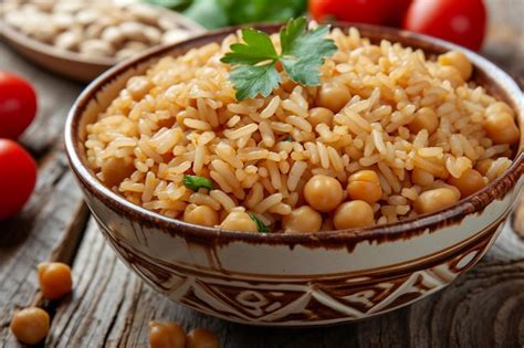 Premium Ai Image Traditional Delicious Turkish Food Rice With