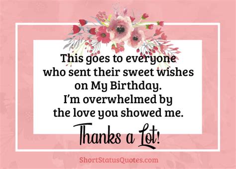 Thank You All For My Birthday Wishes Images