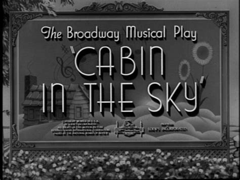 Cabin in the sky (original motion picture soundtrack) album. shillPages - Movies Title Screens Page