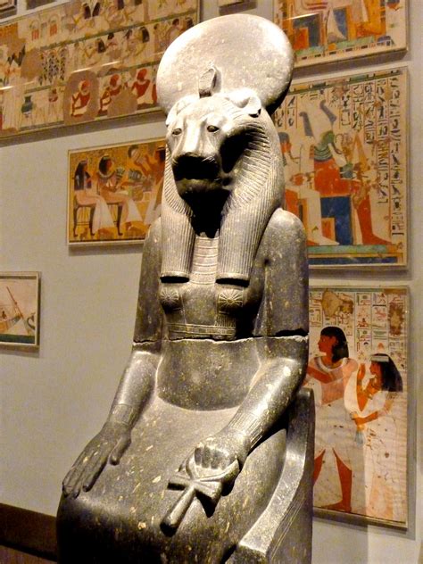 Statue Of The Goddess Sakhmet Metropolitan Museum Of Art Flickr