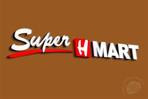FREE Super H Mart Logo, Super H Mart Supermarket Identity, Popular