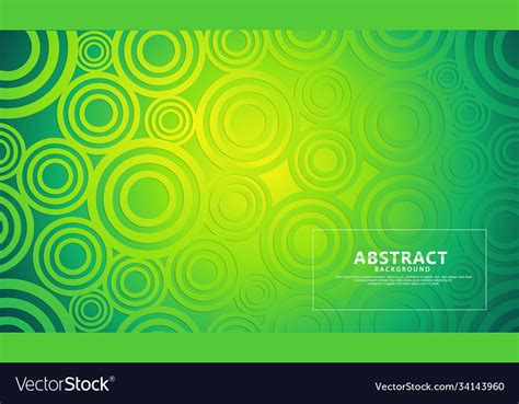 Green Modern Geometric Shape Abstract Background Vector Image