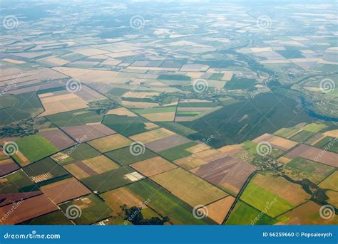 Aerial Photo Of Farmland Stock Photo Image Of High Summer 66259660