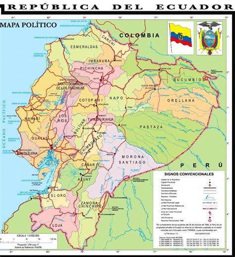Descargar Mapa Político Y Físico De Ecuador Universo Guia
