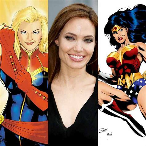 Angelina Jolie Direct Captain Marvel Or ‘wonder Woman