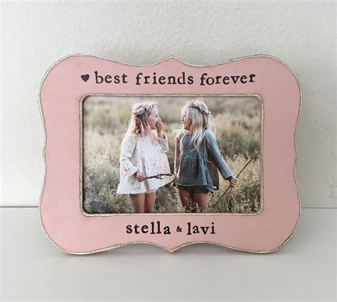 Best Friends Picture Frame Custom 4x6 Frame Bff Girls T Etsy