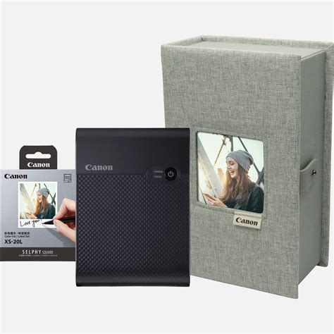 Canon Selphy Square Qx10 Portable Colour Photo Wireless Printer Premium