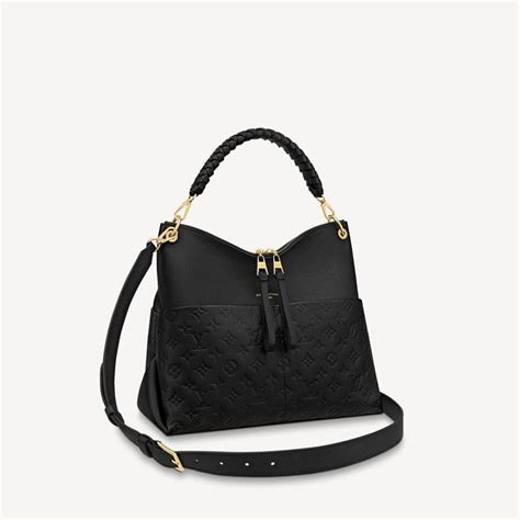 Maida Hobo Monogram Empreinte Leather In Black Handbags M45522