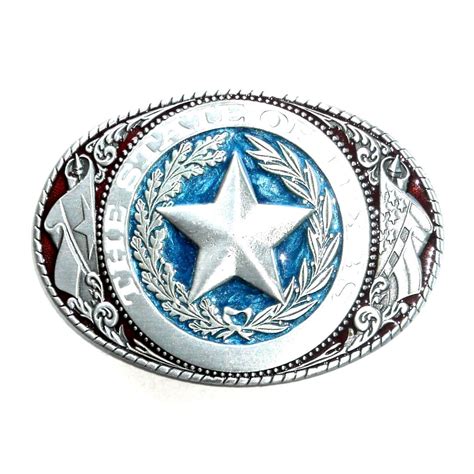 State Of Texas Vintage Great American Pewter Belt Buckle Belt Buckles