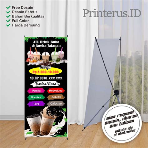 Jual Banner Spanduk Minuman Boba Murah Shopee Indonesia