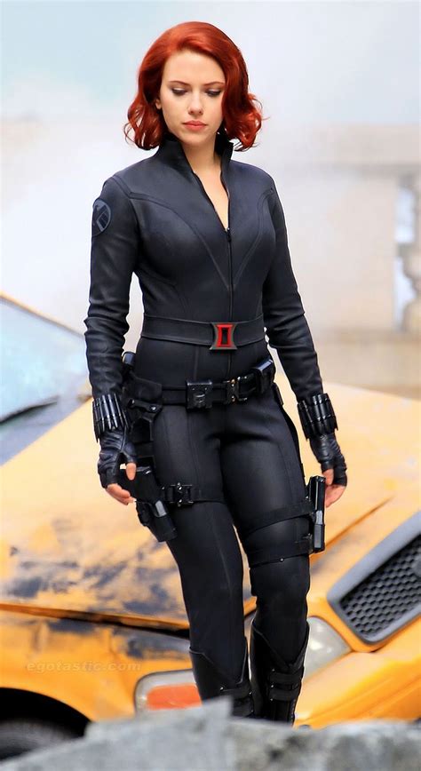 Scarlett Johansson As Black Widow In The Avengers The Black Widow