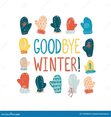 Goodbye Colorful Overlapping Letters Banner Vector Illustration
