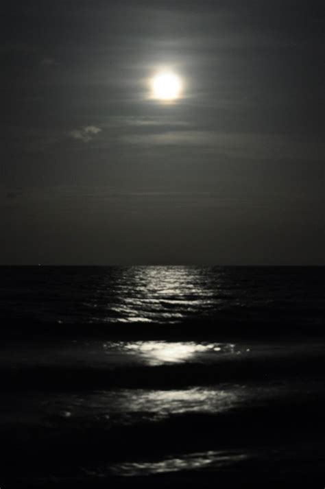 Full Moon Over The Ocean Photography Ocean Full Moon