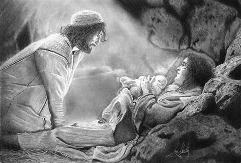 Pencil Drawings Of Jesus With Baby Pencildrawing2019