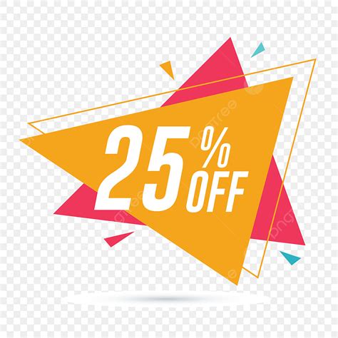 Sale Promotion Discount Vector Hd Png Images 25 Off Discount And Sale