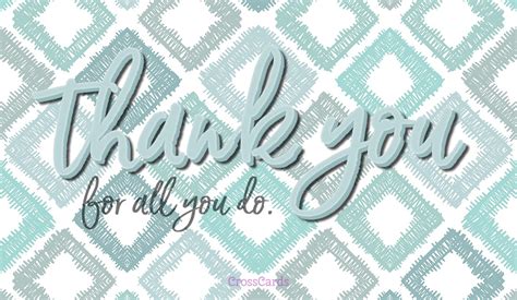 Free Thank You For All You Do Ecard Email Free Personalized Thank You