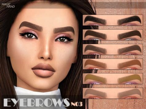 Magichands Mh Eyebrows N03 Eyebrows Sims Baby Sims 4 Characters