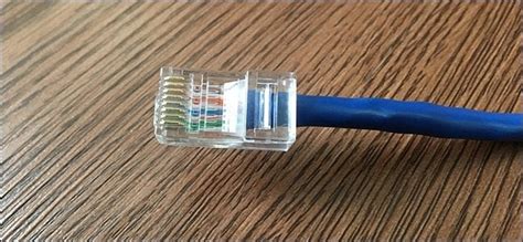This is the standard registered jack 45 connector that ethernet cables use. How to Crimp Your Own Custom Ethernet Cables of Any Length