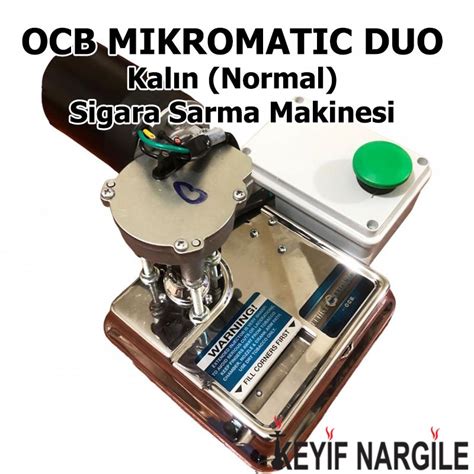 Mikromatic Elektrikli Sigara Sarma Makinesi Kapıda Ödeme Sipariş Nakit