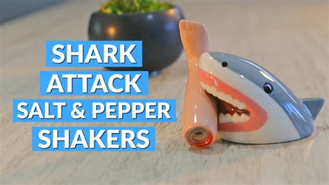 Shark Attack Salt And Pepper Shakers Youtube