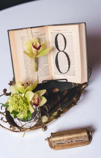 Hover the mouse cursor over a square. 19 Simple And Cute Book Wedding Centerpieces in 2020 | Book centerpieces, Creative wedding table ...