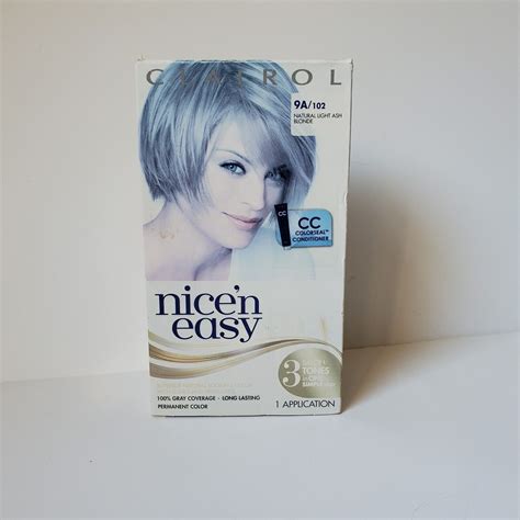 Clairol Nice N Easy Shade 9a 102 Natural Light Ash Blonde Permanent