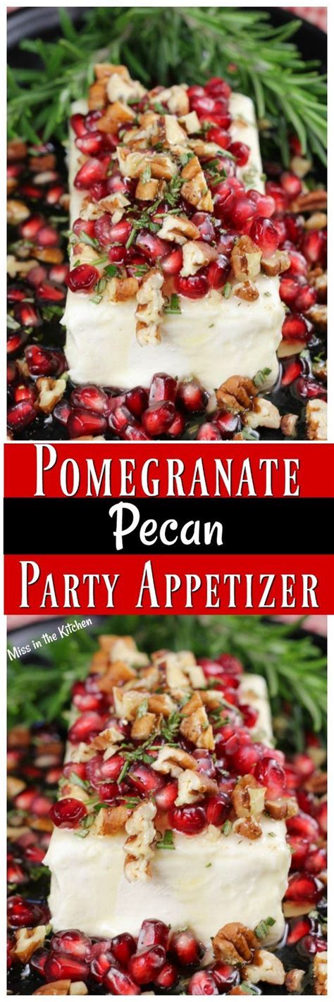 Pomegranate Pecan Party Appetizer Is A Delicious Party Starter With