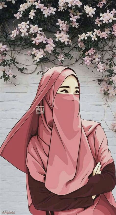 Gambar Wanita Cantik Untuk Wallpaper Kartun Muslimah Satu Trik