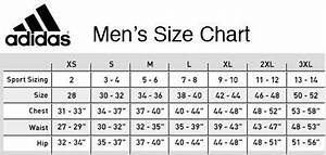 Adidas Mens Size Chart Adidas