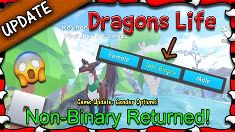 Roblox Dragons Life Non Binary Returned 39 1080hd Youtube