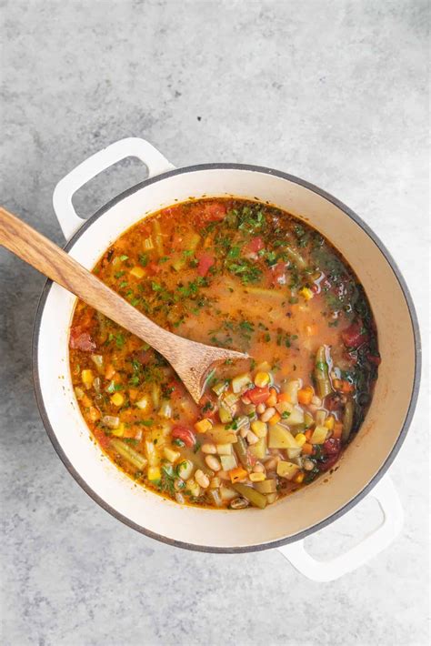 Slow Cooker Vegetable Soup Delish Knowledge