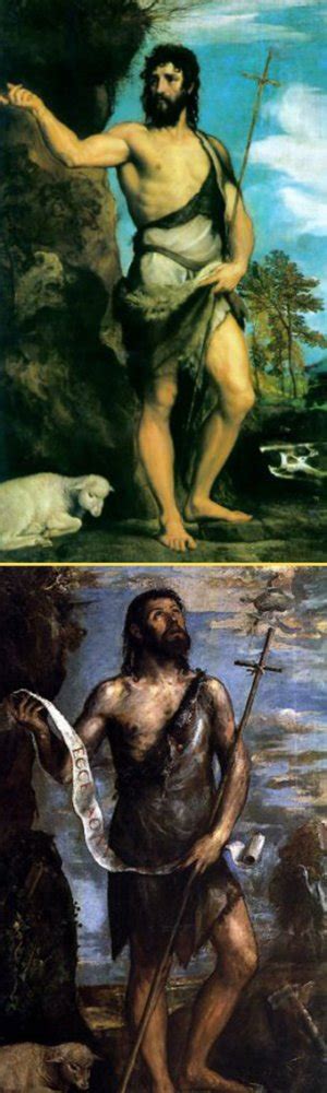 Tiziano San Juan Bautista Republic Of Venice The Republic Prado Belluno Italian Painters