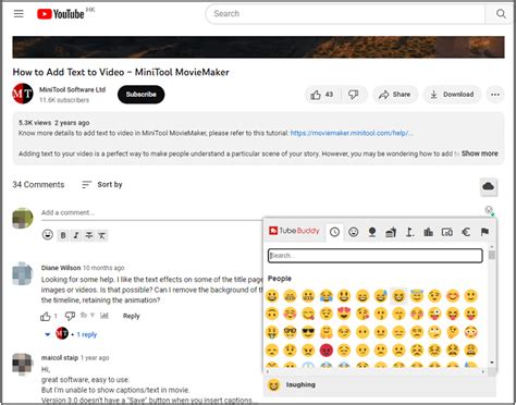 How To Add Emojis To Your Youtube Comments Full Guide Minitool