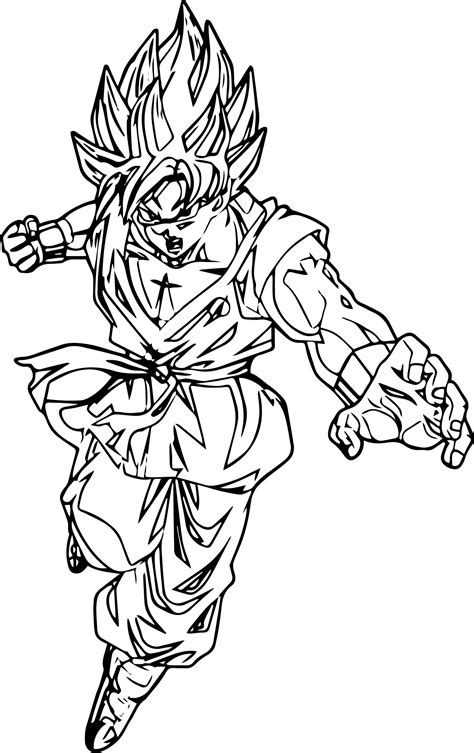 Goku We Coloring Page 037