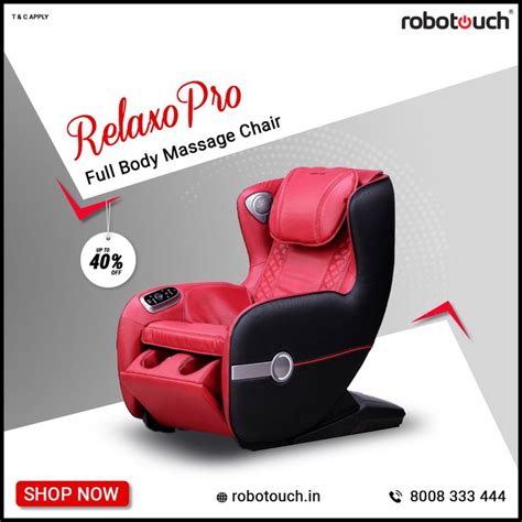 Robotouch Relaxo Pro Massage Chair Will Refresh Your Home Interior And Boost Your Mood In 2020