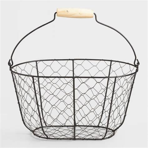 Wire Farmhouse Basket Our Vintage Inspired Wire Farmhouse Basket