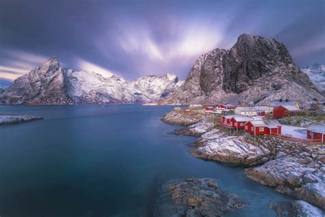 Lofoten Norway In Winter Hd Wallpaper Background Image