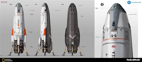 Artstation Mars The Daedalus Oscar Cafaro Spaceship Concept