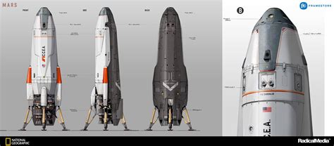 ArtStation MARS The Daedalus Oscar Cafaro Spaceship Art