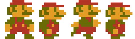 Super Mario Bros Original Sprites Part Pixel Art Maker