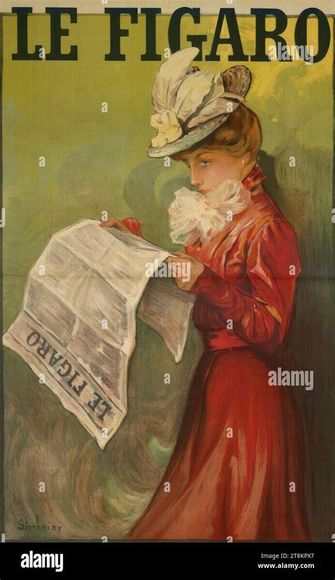 Le Figaro Michel Simonidy France 1870 1933 Around 1900 Print