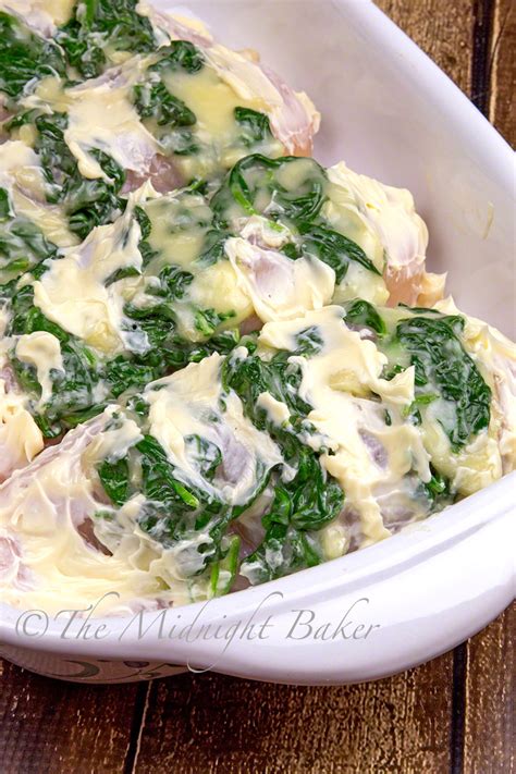 Label the baggies with the recipe name and date before. Spinach and Mozzarella Stuffed Chicken - The Midnight Baker