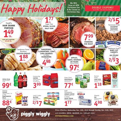 Where is the new piggly wiggly in columbus ga? Piggly Wiggly Ad Dec 18 - 24, 2019 - WeeklyAds2
