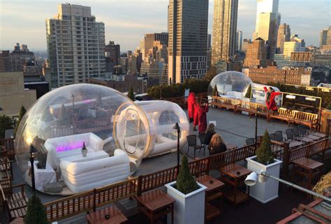A Ny Bar With Rooftop Igloos Thrillist New York