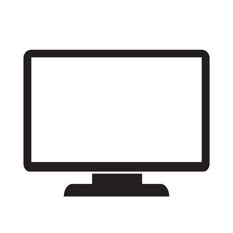 Monitor Icon Symbol Sign 627293 Vector Art At Vecteezy