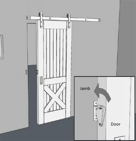 How To Lock Sliding Barn Doors White Shanty